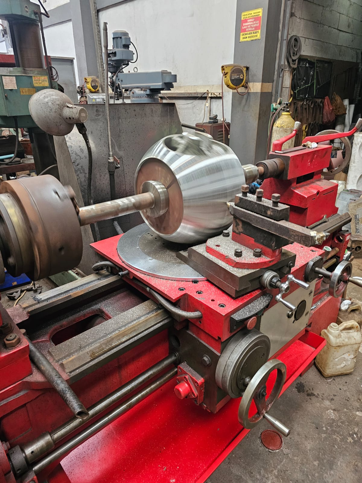 Proses Machining Ball Valve